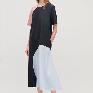 COS Panelled Colour-Block Dress size 6